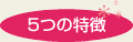 5つの特徴